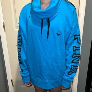PINK Victoria's Secret Blue Hoodie